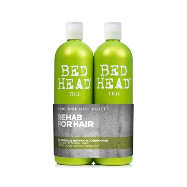 Tigi Bed Head Kit Re Energize Shampoo e Conditioner Lavaggi Frequenti