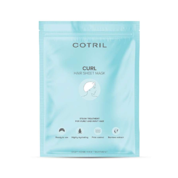 Cotril Curl Hair Sheet Mask Maschera per Capelli Ricci